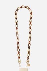 Lise Beige Phone Chain